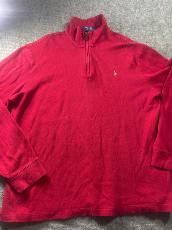 Ralph Lauren Other - Ralph Lauren Bright Red Estate Rib Sweater